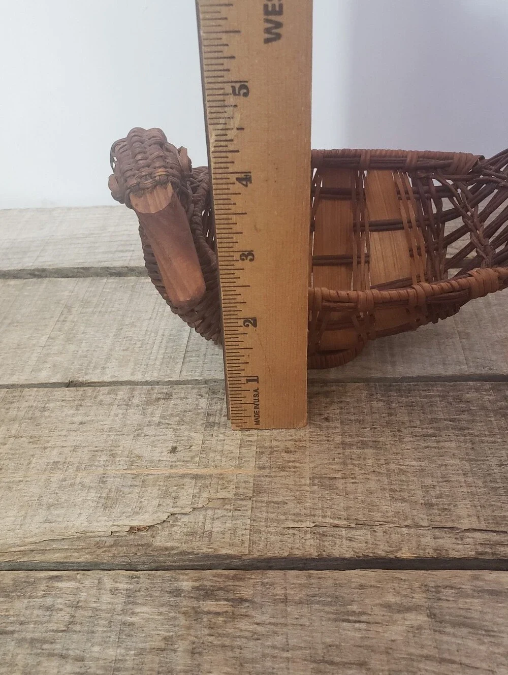 Set Of 3 VINTAGE BASKETS Frog & Geese/Ducks